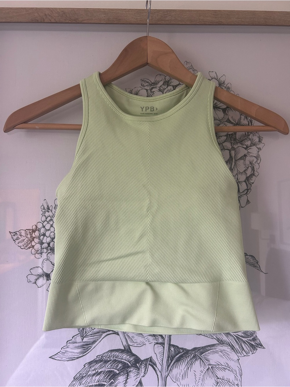 Abercrombie & Fitch (YPB) Pale Lime Ribbed Tank